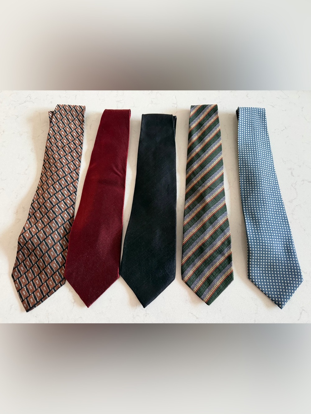 Giorgio Armani men’s Tie bundle of 5